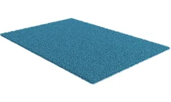 Hochflor Teppich 160 x 230 cm türkis