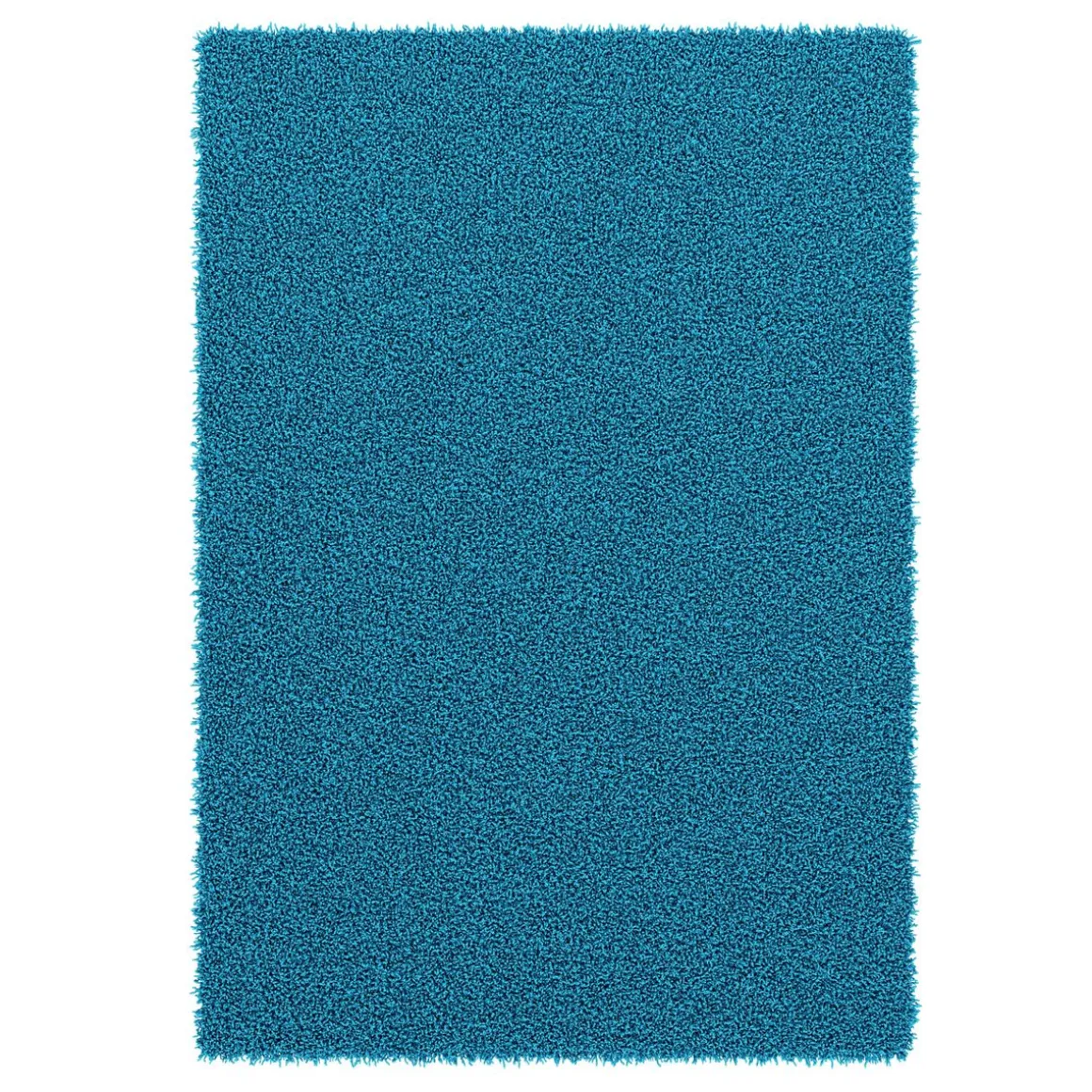 Hochflor Teppich 120 x 170 cm türkis
