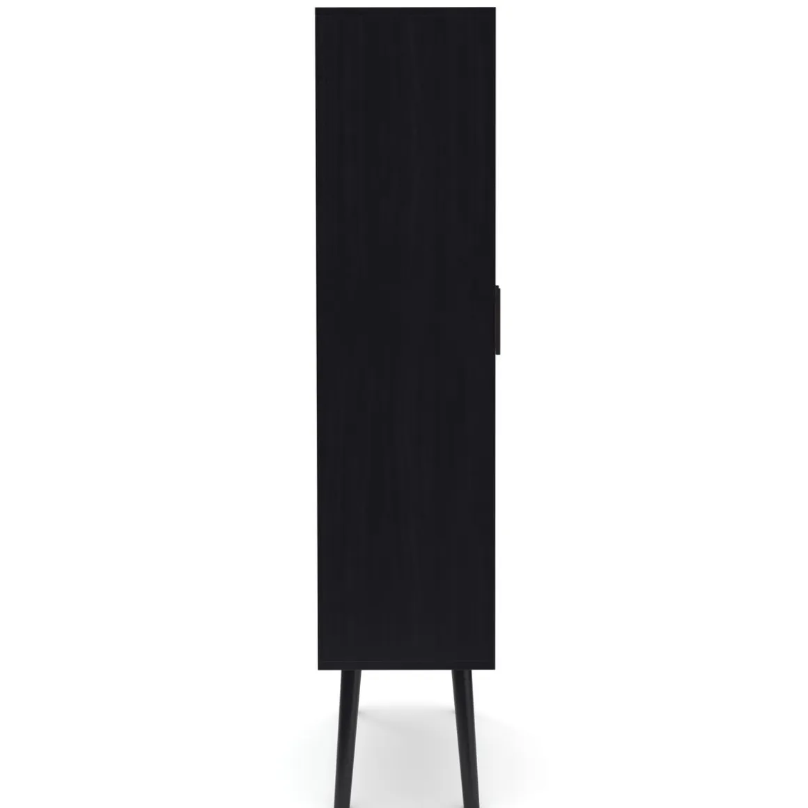 Hochschrank ALDO 70 x 150 cm schwarz/hellbraun