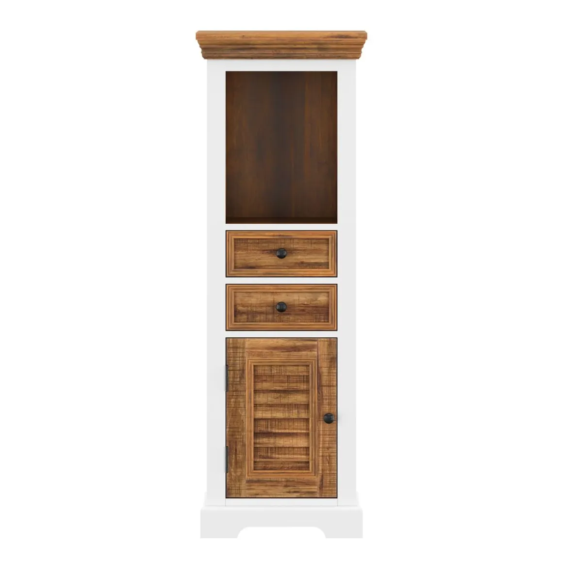 Hochschrank Holz Vintage ALEXIS 45 x 130 cm