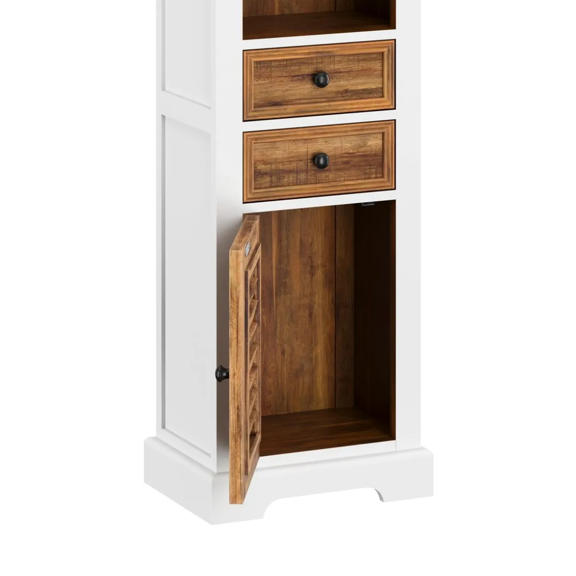 Hochschrank Holz Vintage ALEXIS 45 x 130 cm