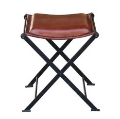 Hocker Leder Vintage ELLE klappbar