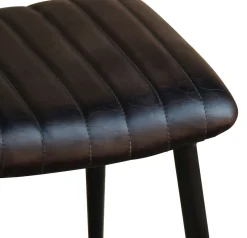 Hocker Leder Vintage MAELLE