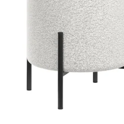 Hocker Teddy BRILON weiss