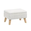 Hocker Teddy CALW mit Stauraum weiss