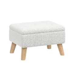 Hocker Teddy CALW mit Stauraum weiss