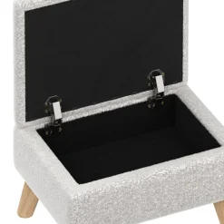 Hocker Teddy CALW mit Stauraum weiss