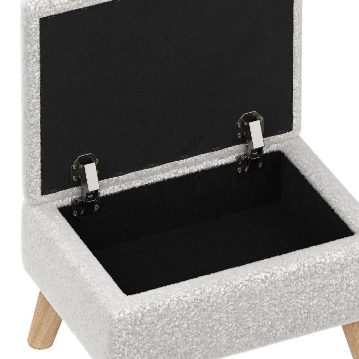 Hocker Teddy CALW mit Stauraum weiss