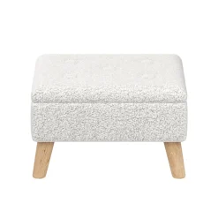 Hocker Teddy CALW mit Stauraum weiss