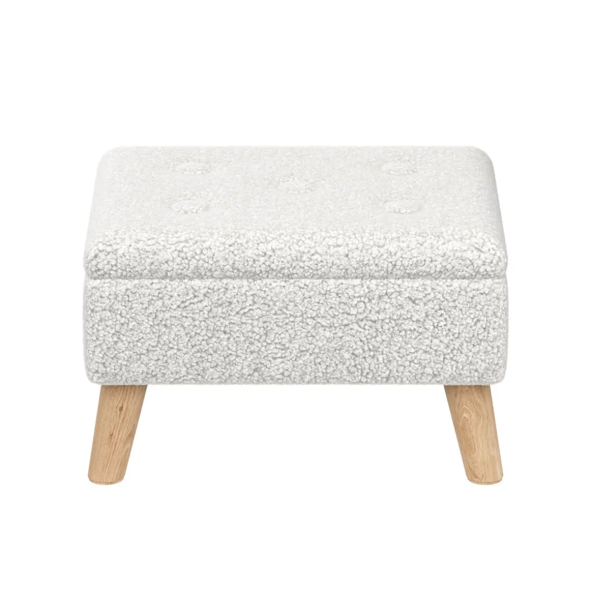 Hocker Teddy CALW mit Stauraum weiss