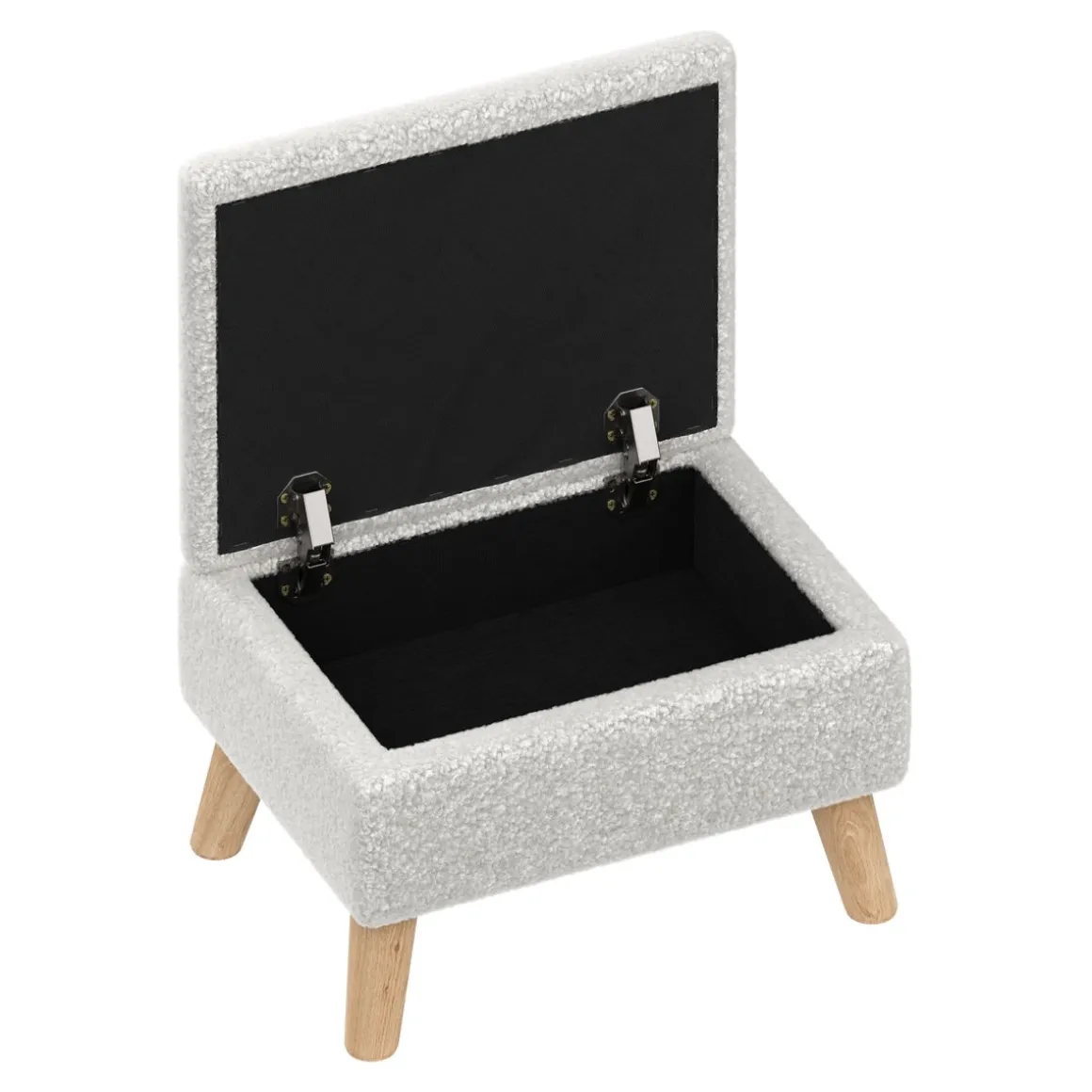 Hocker Teddy CALW mit Stauraum weiss