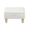Hocker Teddy CHAM mit Stauraum weiss