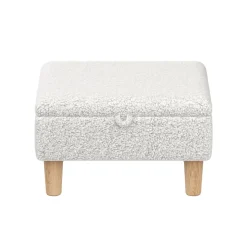 Hocker Teddy CHAM mit Stauraum weiss