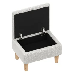 Hocker Teddy CHAM mit Stauraum weiss