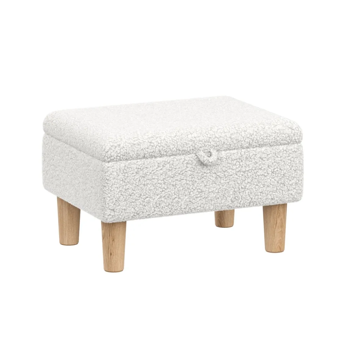 Hocker Teddy CHAM mit Stauraum weiss