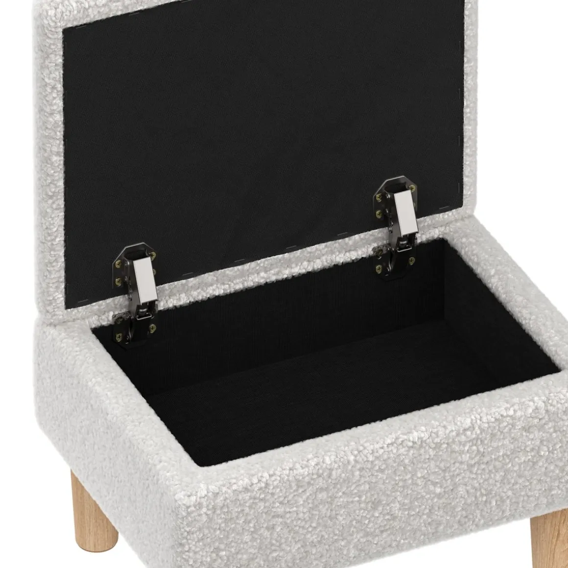 Hocker Teddy CHAM mit Stauraum weiss