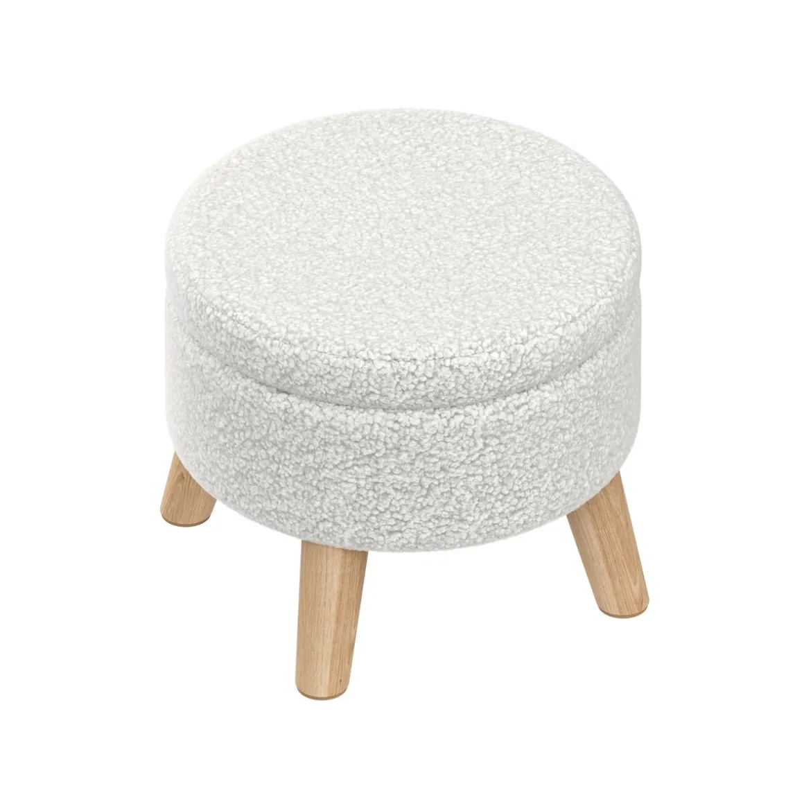 Hocker Teddy DAHN mit Stauraum weiss