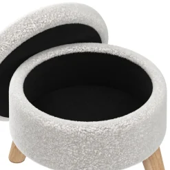 Hocker Teddy DAHN mit Stauraum weiss