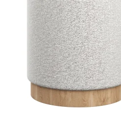 Hocker Teddy DASSEL 2er Set weiss