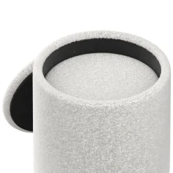 Hocker Teddy DASSEL 2er Set weiss
