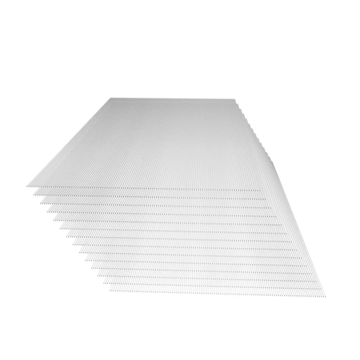 Hohlkammerstegplatten 3.8 mm 14er Set