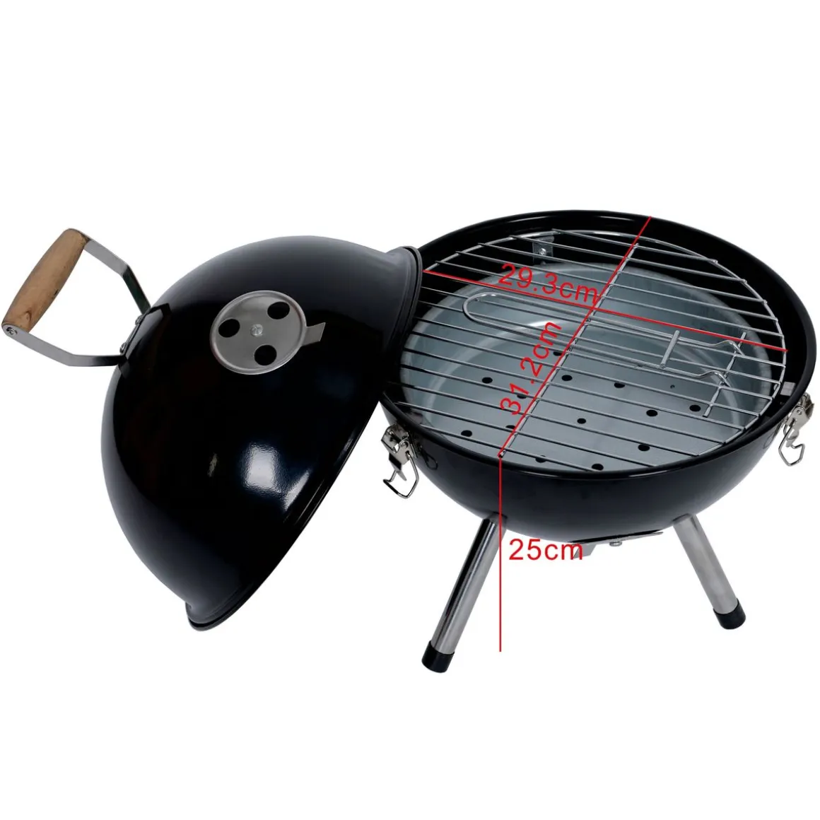 Holzkohlegrill Kugelgrill ELDI