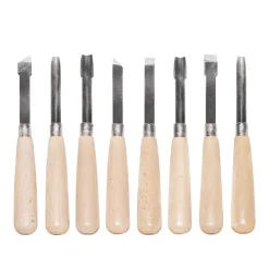Holzschnitzwerkzeug Set Metall 9-teilig