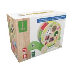 Holzspielzeug Sortierbox Schildkröte 7-teilig