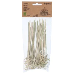 Holzspiess BBQ Bambus 15 cm 40 Stk.