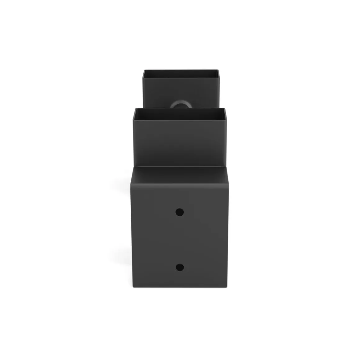 Holzstapelhilfe 2er Set schwarz