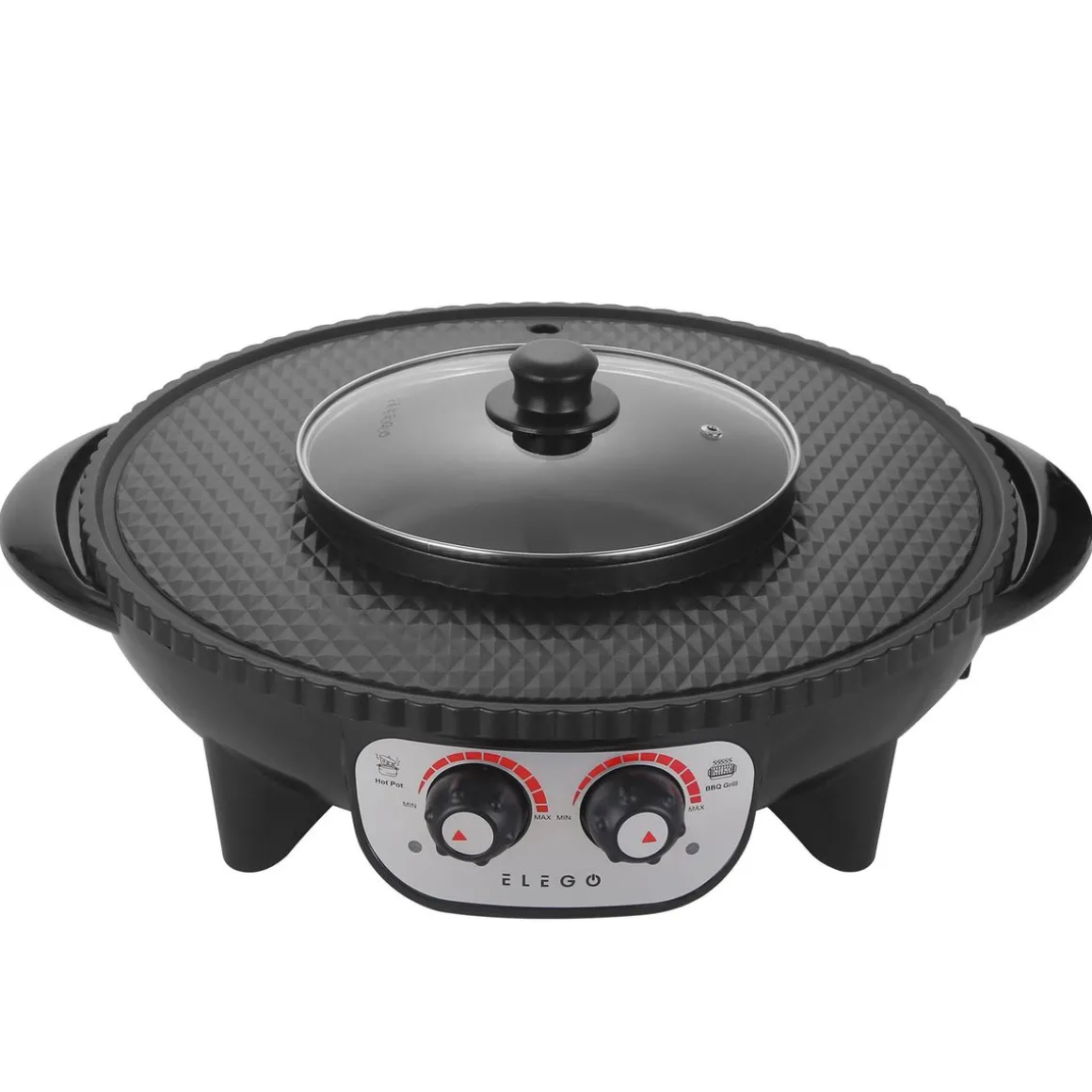 Hot Pot mit Grillplatte 2000W