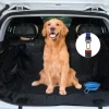 Hunde Autoschutzdecke Set schwarz 3-teilig 203 x 136 cm