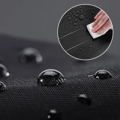 Hunde Autoschutzdecke Set schwarz 3-teilig 203 x 136 cm