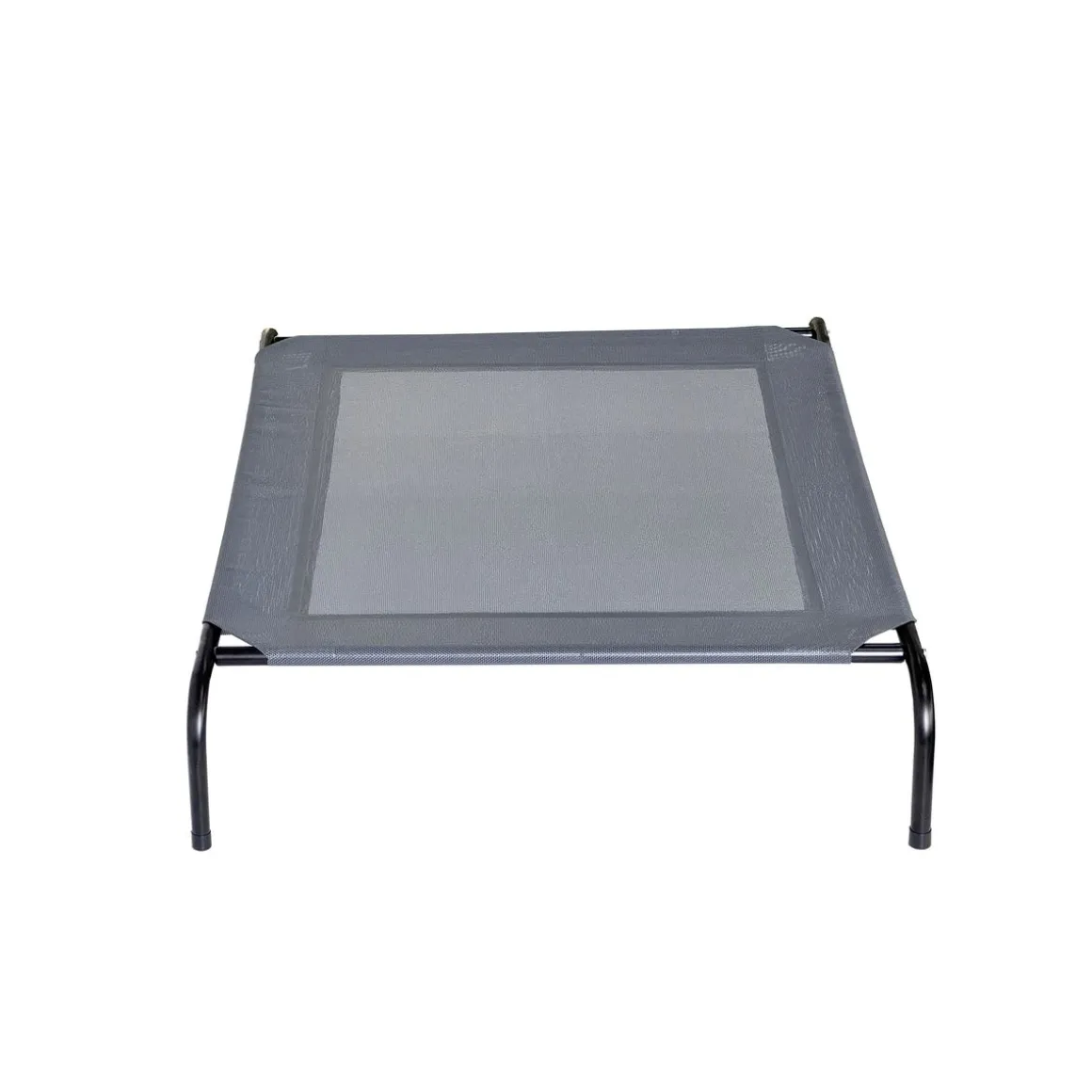Hundebett erhöht 109 x 80 x 20 cm anthrazit/schwarz