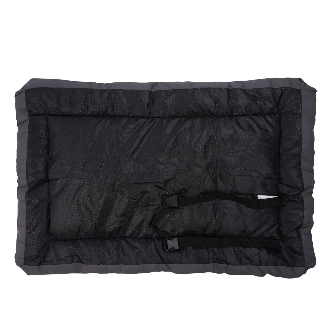 Hundebett faltbar 90 x 60 cm anthrazit