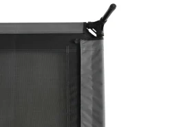 Hundebett Katzenbett erhöht mit Sonnendach XL anthrazit/schwarz