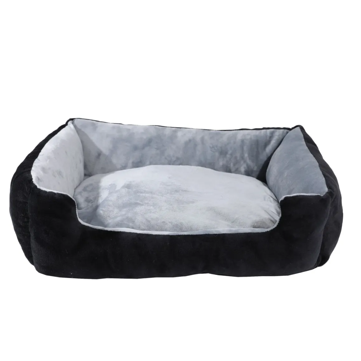 Hundebett Katzenbett NERO M schwarz/grau