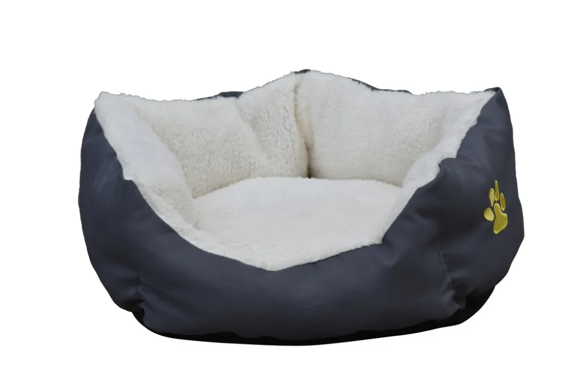Hundebett Katzenbett PFÖTCHEN S grau