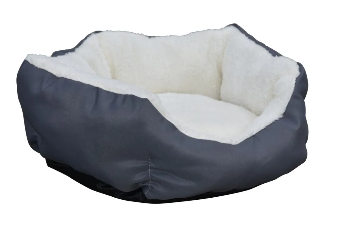 Hundebett Katzenbett PFÖTCHEN S grau