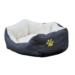 Hundebett Katzenbett PFÖTCHEN M grau