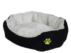 Hundebett Katzenbett PFÖTCHEN M schwarz