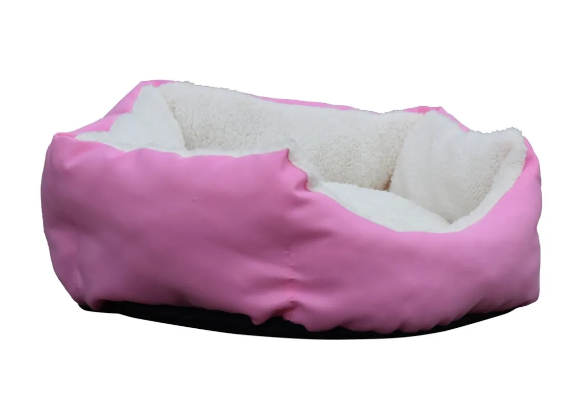 Hundebett Katzenbett PFÖTCHEN M pink