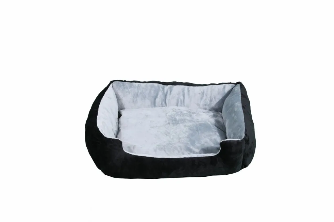 Hundebett NERO L schwarz/grau