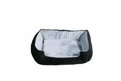 Hundebett NERO XL schwarz/grau