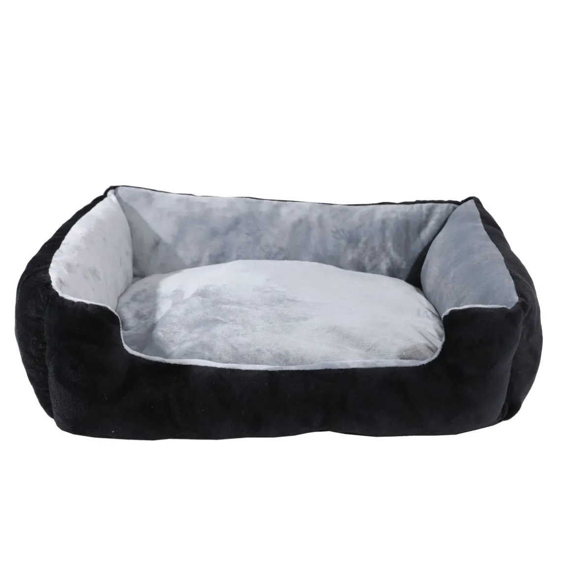 Hundebett NERO XL schwarz/grau