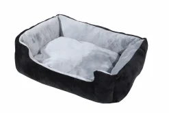 Hundebett NERO XL schwarz/grau