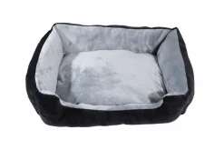 Hundebett NERO XL schwarz/grau