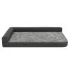 Hundebett orthopädisch WINSTON 120 x 80 cm grau