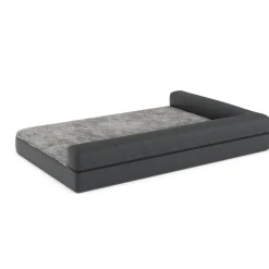 Hundebett orthopädisch WINSTON 120 x 80 cm grau