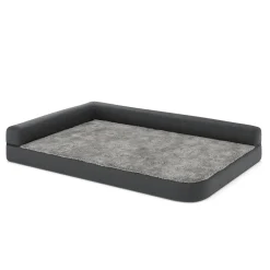 Hundebett orthopädisch WINSTON 120 x 80 cm grau